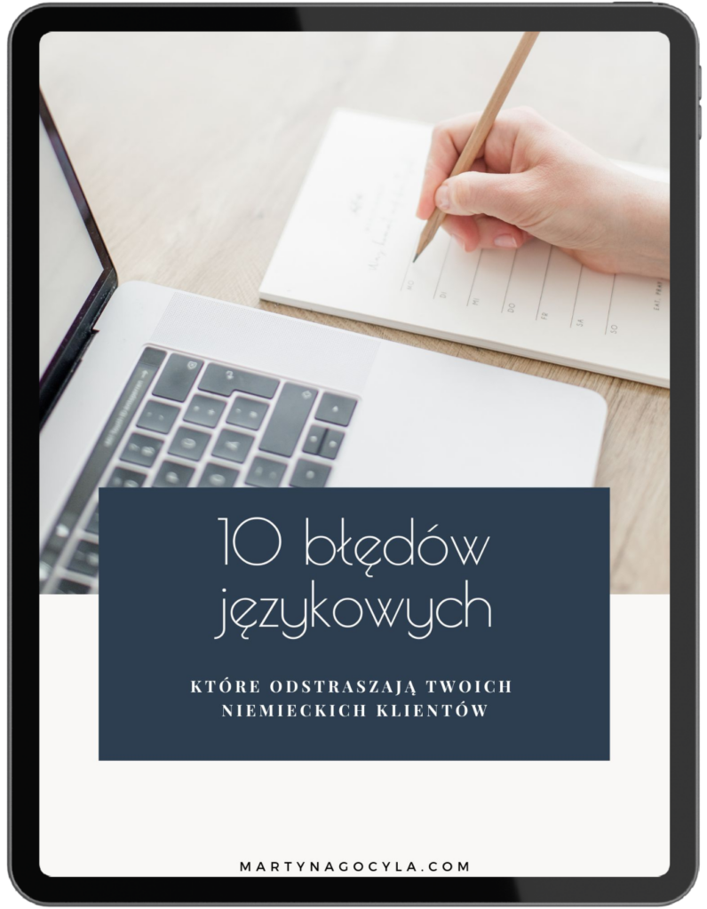 Pobierz bezpłatny e-book o błędach językowych w niemieckich sklepach internetowych.